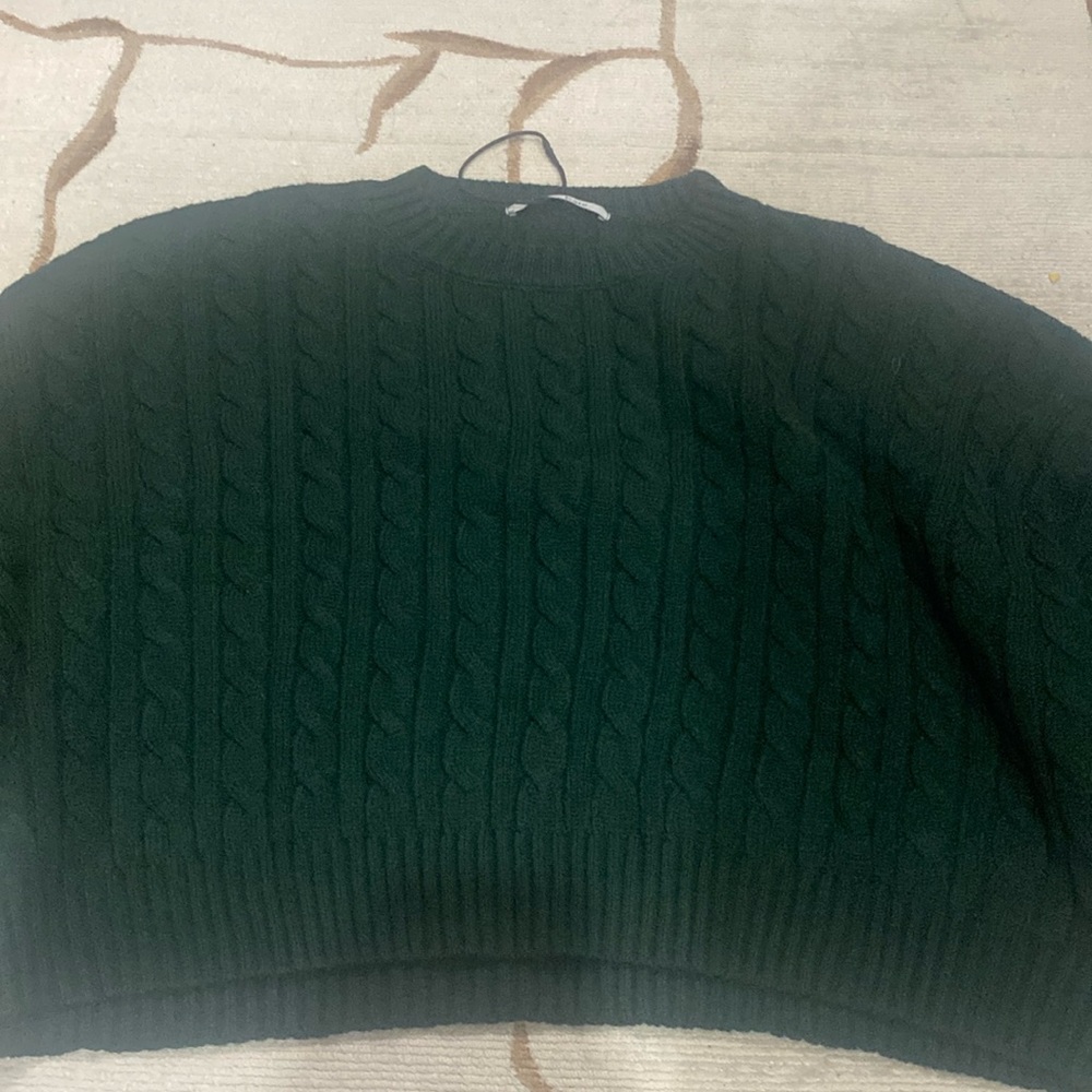 Gab 🩷 Kate green sweater cropped